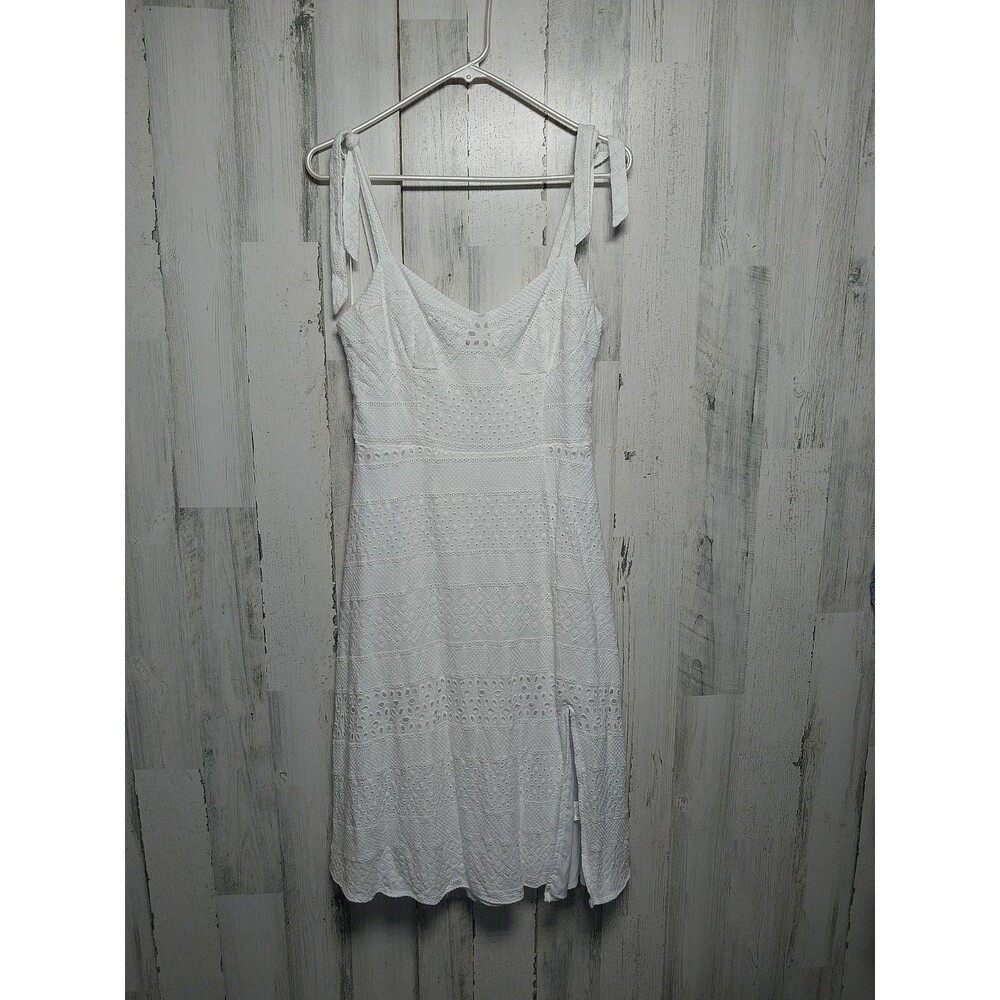 Steve Madden Carlynn Dress In White Size 10 Eyelet